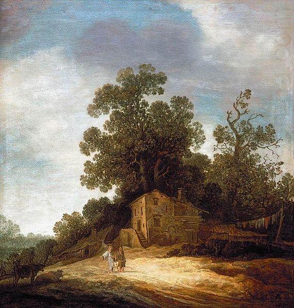 Pieter de Molijn Pastoral Landscape with Tobias and the Angel